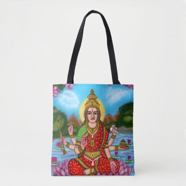 Goddess Lakshmi Tote Bag (Front)