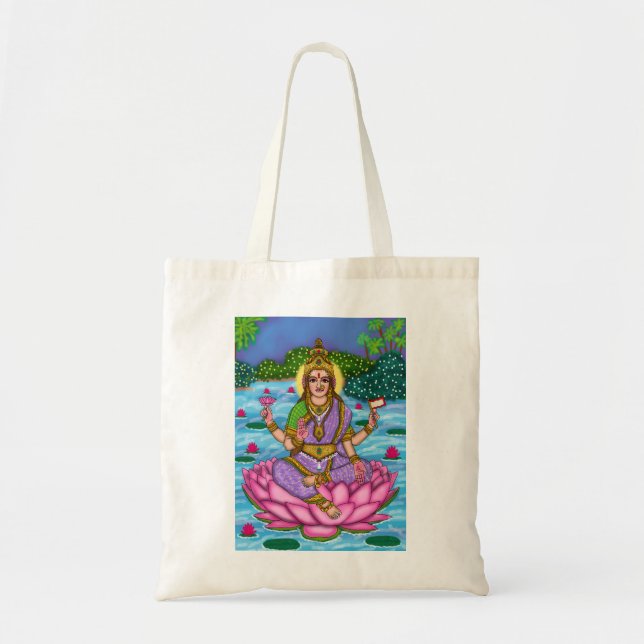 Goddess Lakshmi Tote Bag (Front)