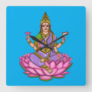 Goddess Lakshmi Wall Clock