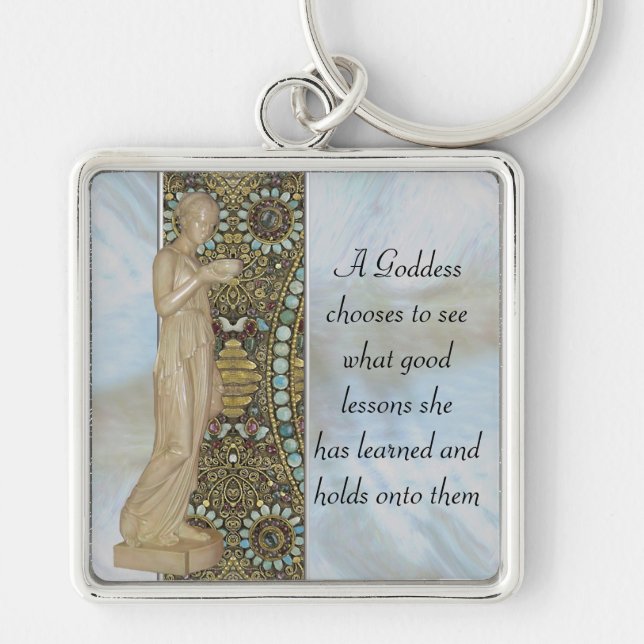 Goddess Lessons Keychain (Front)