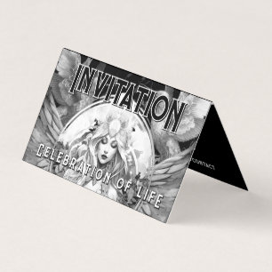 Goddess Life Celebration Anniversaire Invitation
