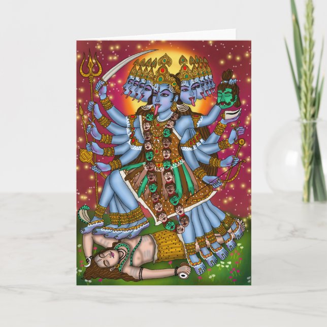 Goddess Mahakali Poster Card (Front)