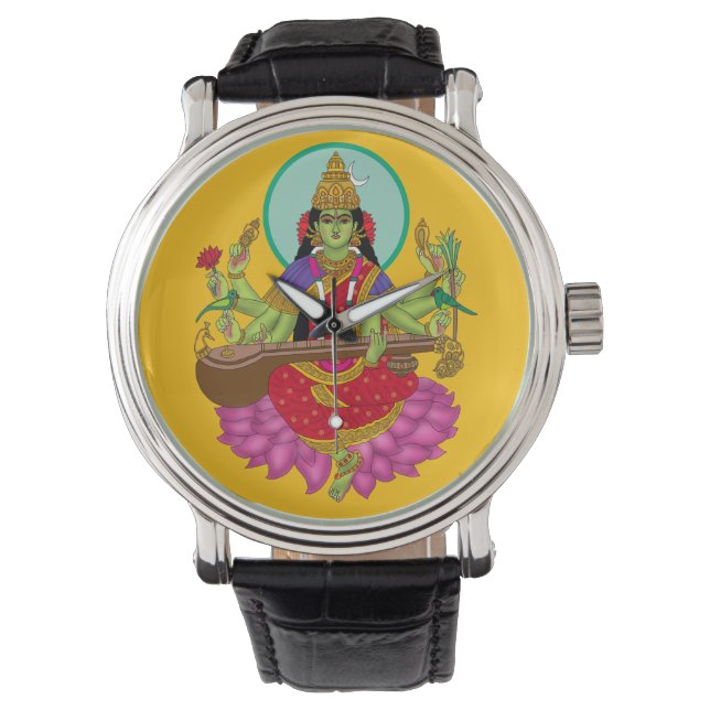 Goddess Matangi Clock Watch (Front)
