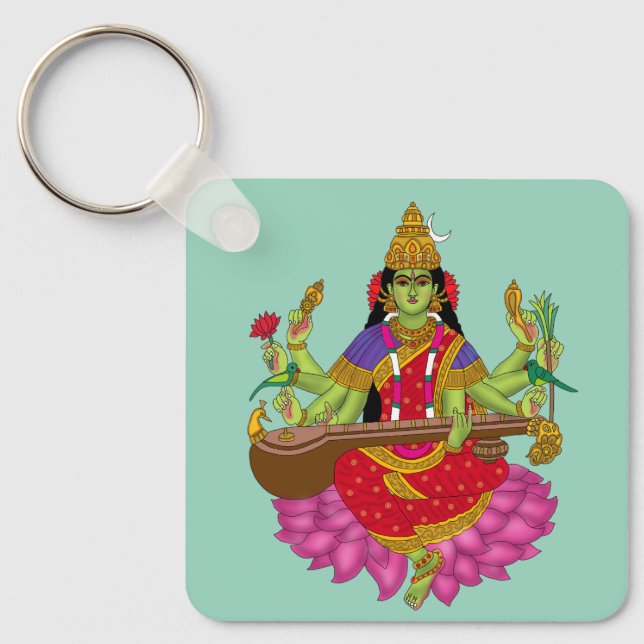 Goddess Matangi Keychain (Front)