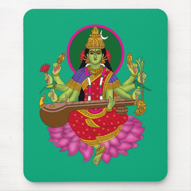 Goddess Matangi  Mouse Pad (Front)