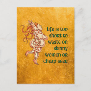 Goddess Motto Postcard