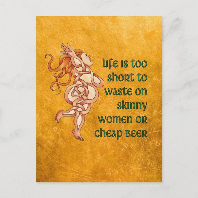 Goddess Motto Postcard (Front)