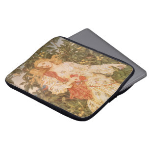 Goddess of Blossoms and Flowers, Flora by Morgan Laptop Sleeve