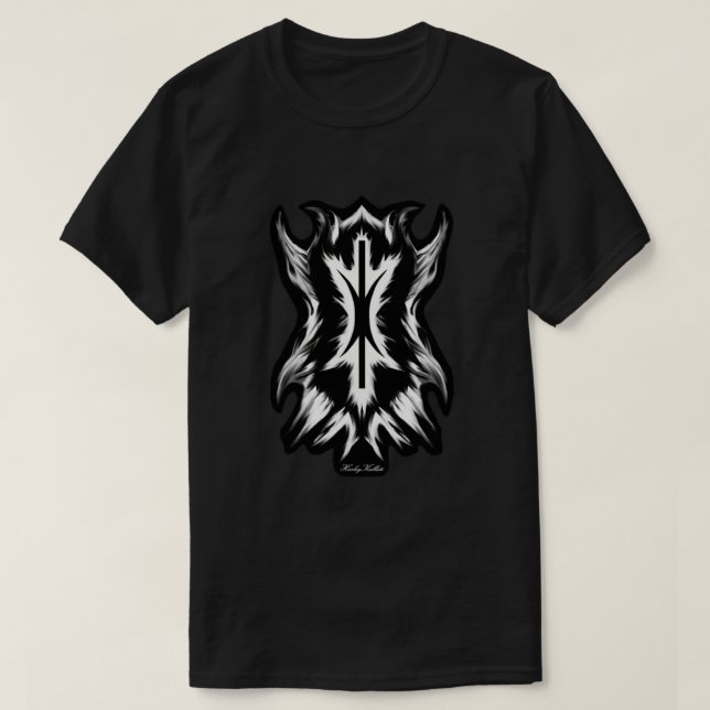 Goddess of Chaos, Eris Flame Art, Discordia T-Shirt (Design Front)