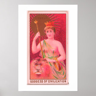 Goddess of Civilization, Cybele, Poster Print
