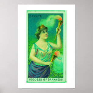 Goddess of Darkness, Hekate, Poster Print