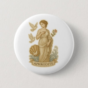 Goddess of Love 2 Inch Round Button