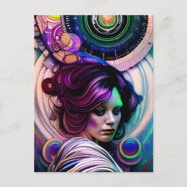 Goddess of the Cosmos Postcard (Front)