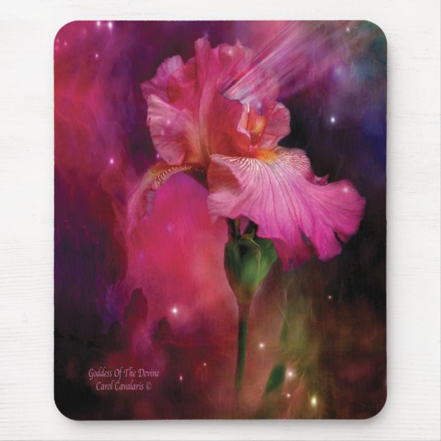 Goddess Of The Devine Iris Mousepad (Front)