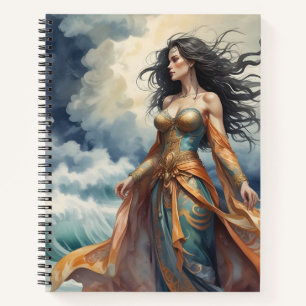 Goddess of the Waves Notebook