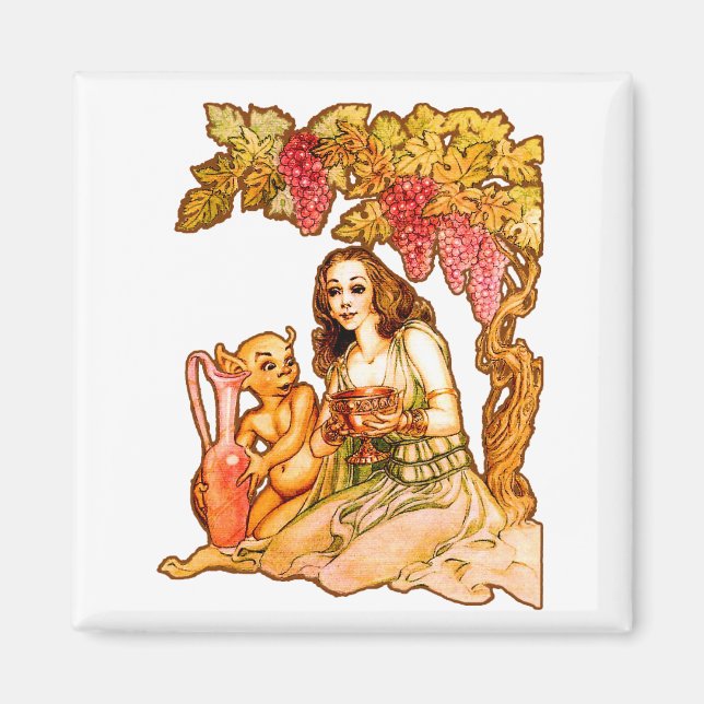 Goddess Of Wine Magnet (Front)