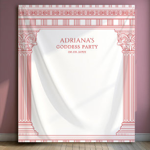 Goddess Party columns photo backdrop Tapestry