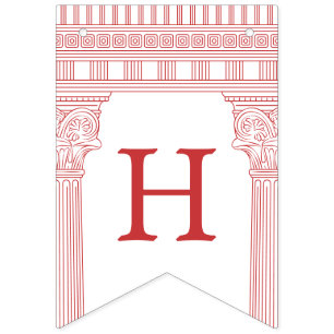 Goddess party with custom colour and temple bunting flags