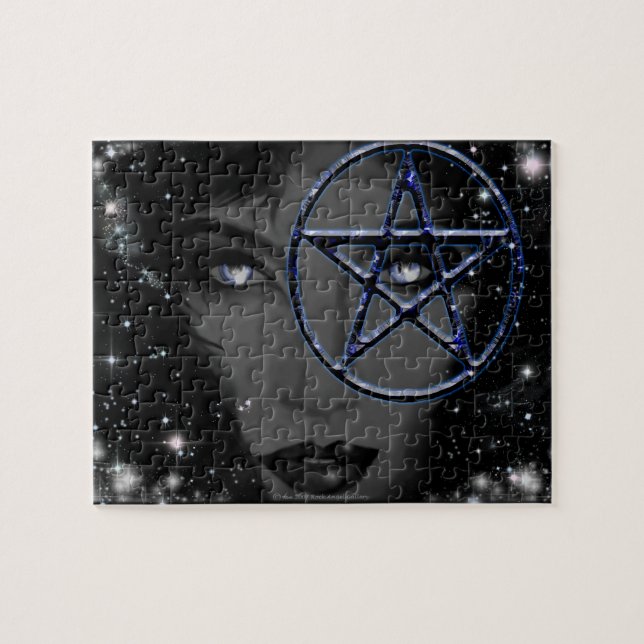 Goddess Pentacle Jigsaw Puzzle (Horizontal)
