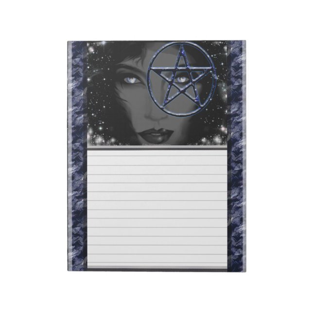 Goddess Pentacle Notepad (Rotated)