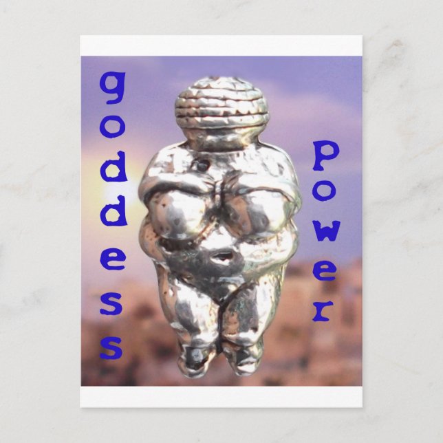 Goddess Power - Venus of Willendorf Postcard (Front)