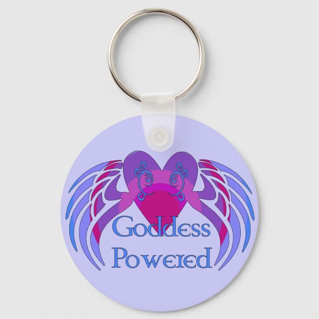 Goddess Powered Keychain (Front)