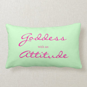 Goddess Quote American MoJo Pillow