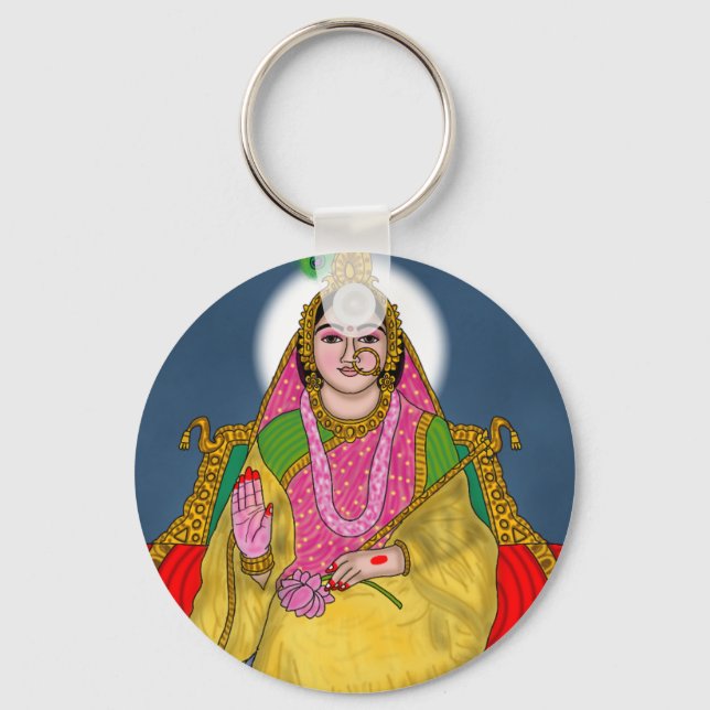 Goddess Radha Keychain (Front)