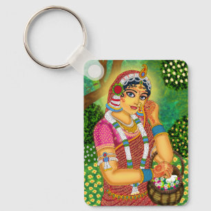 Goddess Radha Keychain