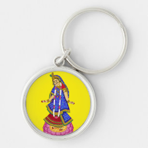 Goddess Radha Keychain