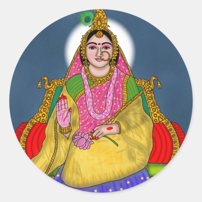Goddess Radha Sticker (Front)