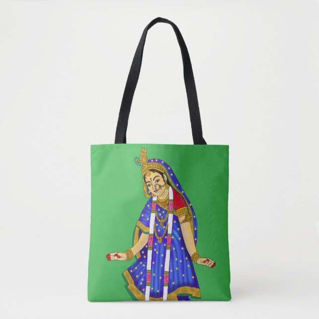 Goddess Radha Tote Bag (Front)