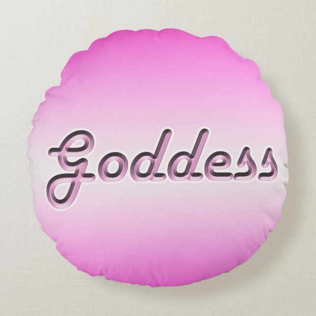 Goddess Round Pillow (Front)