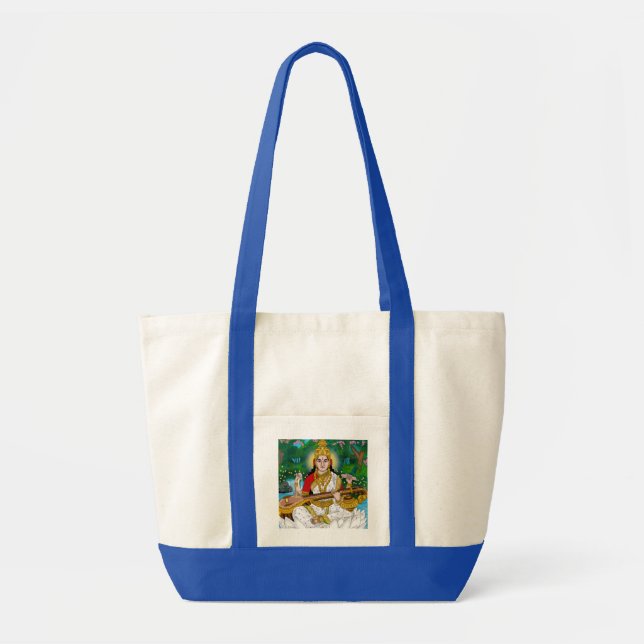Goddess Saraswati Tote Bag (Front)