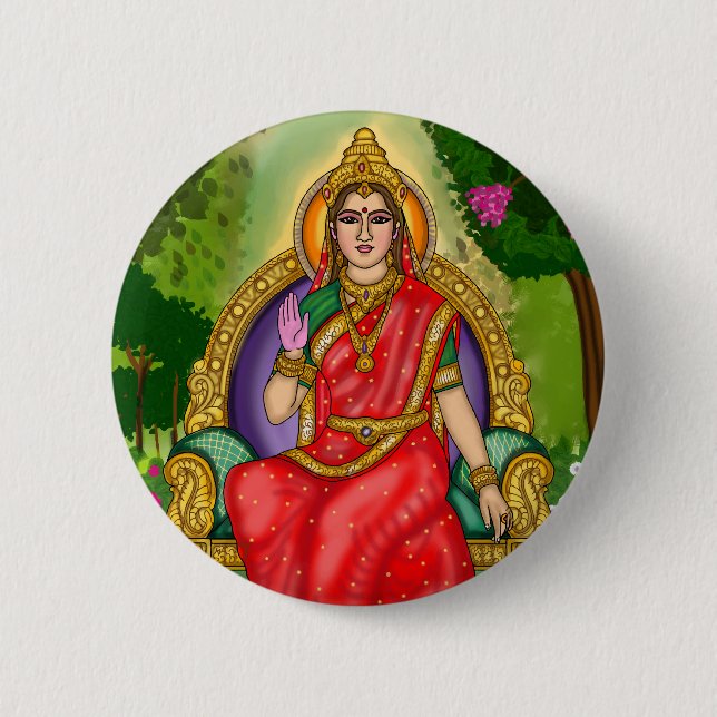 Goddess Sita Button (Front)