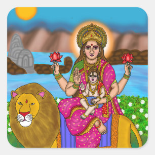 Goddess Skandamata Stickers
