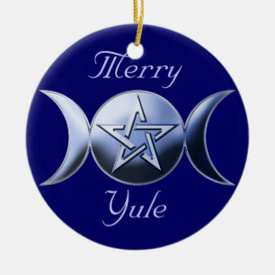 Goddess Symbol Tree Ornament circle