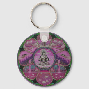 Goddess Tara Mandala key chain
