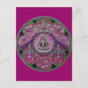 Goddess Tara Mandala postcard