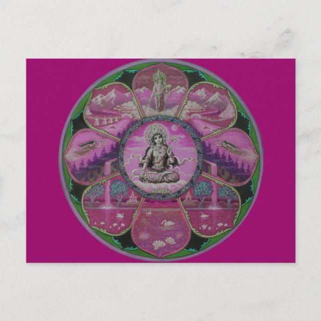Goddess Tara Mandala postcard (Front)
