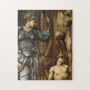 Goddess Turning the Wheel of Fortune (Burne-Jones) Jigsaw Puzzle