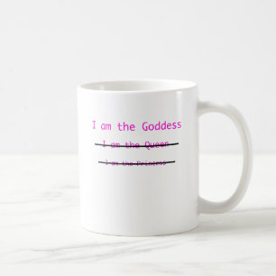 Goddess with lines coffee mug