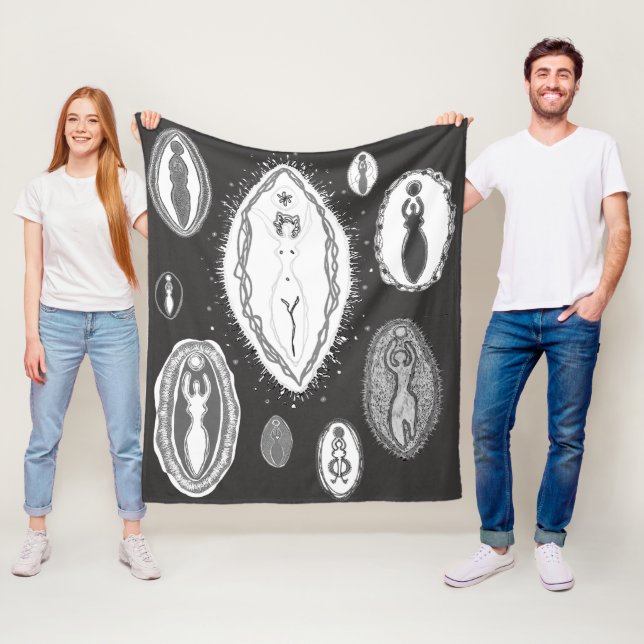Goddess Yoni Gallery Fleece Blanket (In Situ)