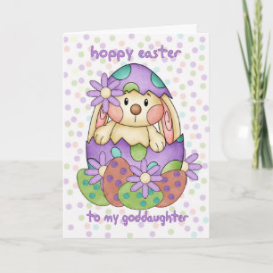 Godeaster Card With Easter Bunny