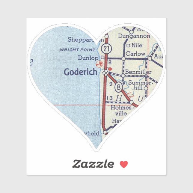 Goderich Ontario Vintage Map (Sheet)