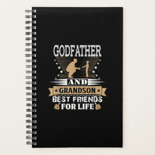 Godfather And Grandson Best Friends For Life Planner