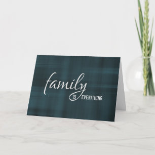 Godfather birthday plaid pattern card