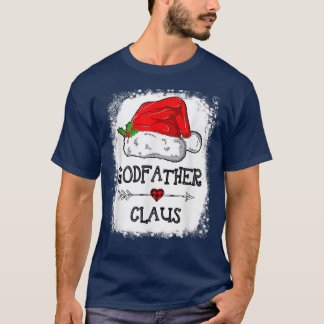Godfather Claus Christmas Light Pajama Family Matc T-Shirt