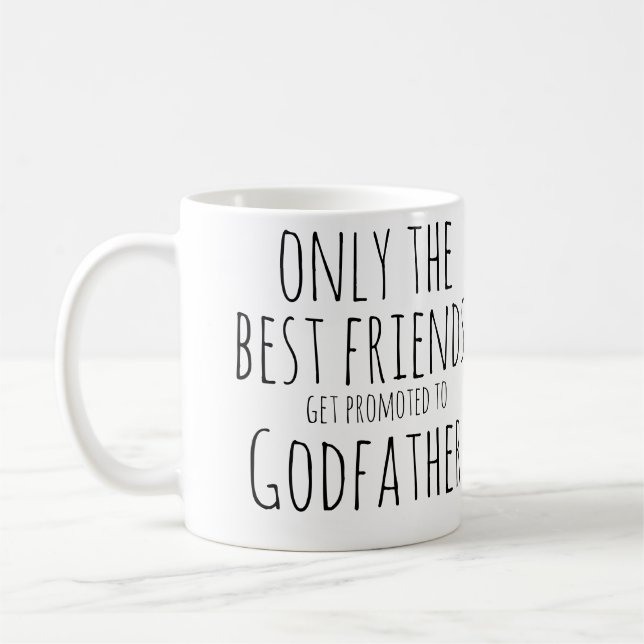 godfather friend . best coffee mug (Left)