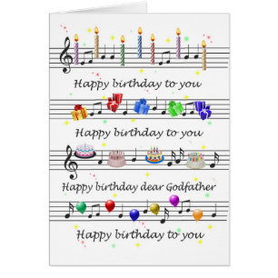 Godfather Funny Joyeux Anniversaire Partition
